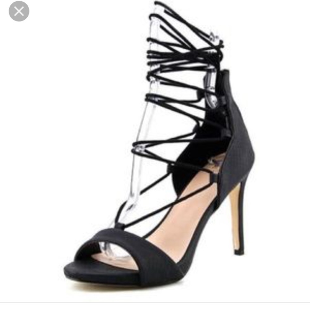 *BOGO 50%*BN Mix no6 Roza black Snakeskin heels